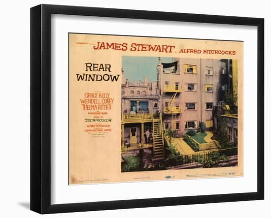 Rear Window, 1954-null-Framed Art Print