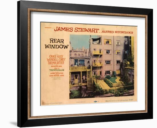 Rear Window, 1954-null-Framed Art Print