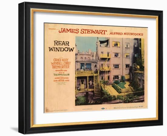 Rear Window, 1954-null-Framed Art Print