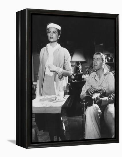 Rear Window, from Left: Grace Kelly, James Stewart, 1954-null-Framed Stretched Canvas