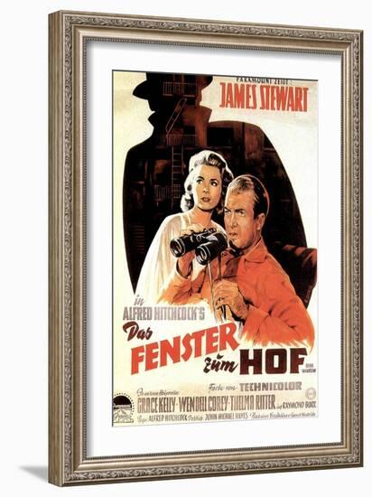 Rear Window, from Left, Grace Kelly, James Stewart, 1954-null-Framed Art Print