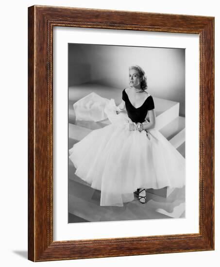 Rear Window, Grace Kelly in Publicity Shot, 1954-null-Framed Photo