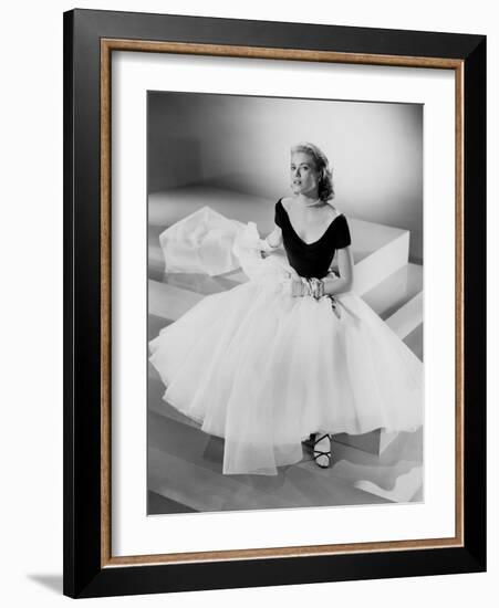 Rear Window, Grace Kelly in Publicity Shot, 1954-null-Framed Photo