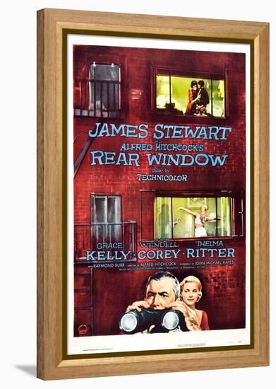 Rear Window, Grace Kelly, James Stewart, 1954-null-Framed Stretched Canvas