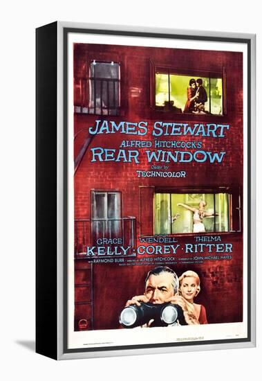 Rear Window, Grace Kelly, James Stewart, 1954-null-Framed Stretched Canvas