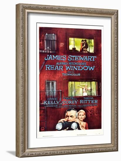 Rear Window, Grace Kelly, James Stewart, 1954-null-Framed Premium Giclee Print