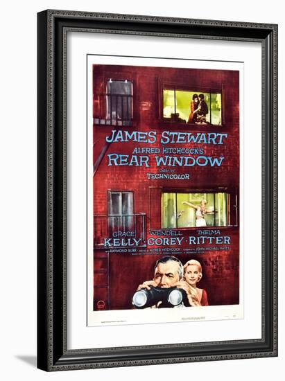 Rear Window, Grace Kelly, James Stewart, 1954-null-Framed Premium Giclee Print