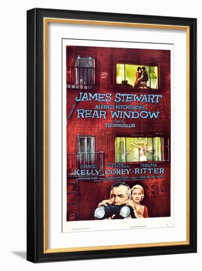 Rear Window, Grace Kelly, James Stewart, 1954-null-Framed Premium Giclee Print