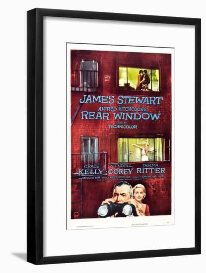 Rear Window, Grace Kelly, James Stewart, 1954-null-Framed Art Print