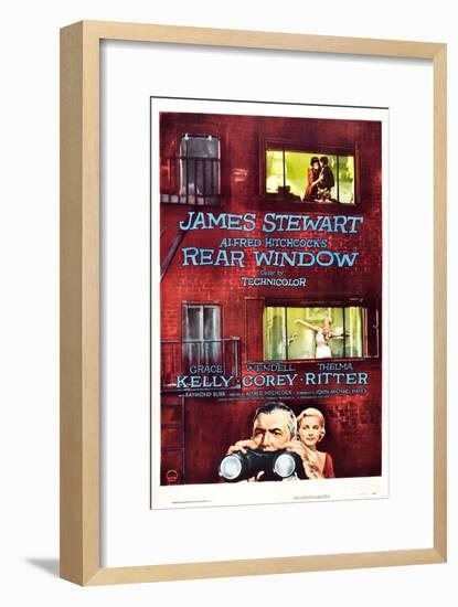 Rear Window, Grace Kelly, James Stewart, 1954-null-Framed Art Print