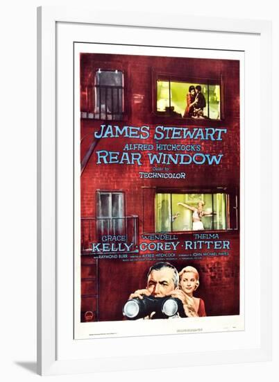 Rear Window, Grace Kelly, James Stewart, 1954-null-Framed Art Print