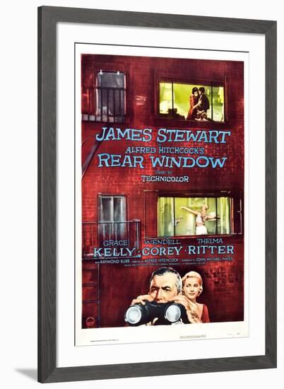 Rear Window, Grace Kelly, James Stewart, 1954-null-Framed Art Print