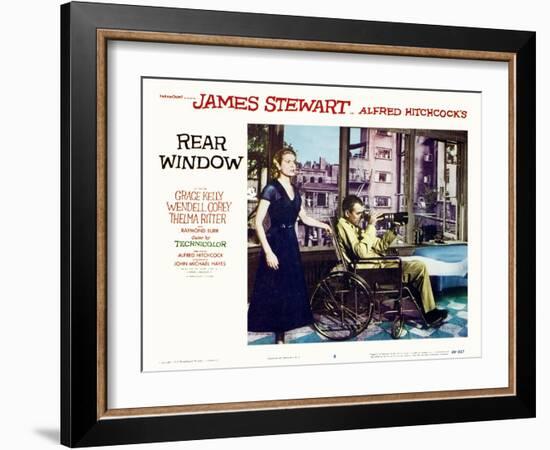 Rear Window, Grace Kelly, James Stewart, 1954-null-Framed Art Print