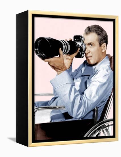 Rear Window, James Stewart, 1954-null-Framed Stretched Canvas