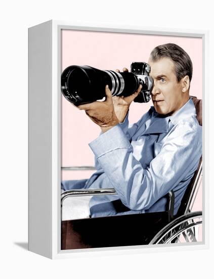 Rear Window, James Stewart, 1954-null-Framed Stretched Canvas