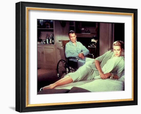 Rear Window, James Stewart, Grace Kelly, 1954-null-Framed Photo