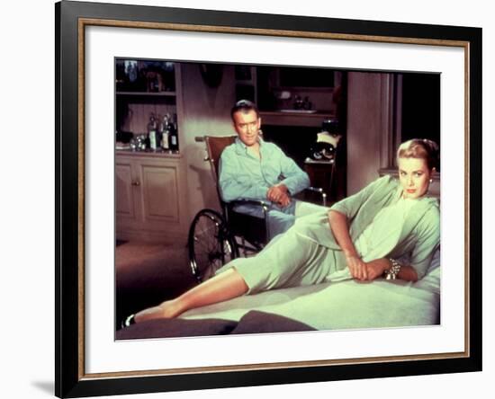 Rear Window, James Stewart, Grace Kelly, 1954-null-Framed Photo