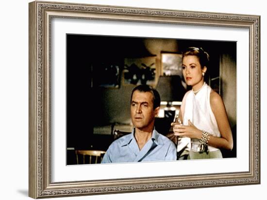 Rear Window, James Stewart, Grace Kelly, 1954-null-Framed Premium Photographic Print