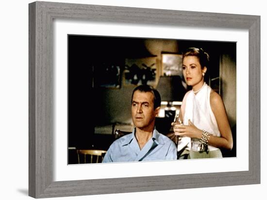 Rear Window, James Stewart, Grace Kelly, 1954-null-Framed Premium Photographic Print