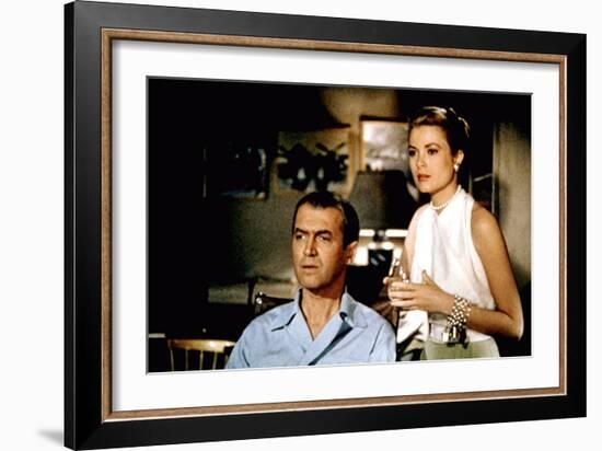 Rear Window, James Stewart, Grace Kelly, 1954-null-Framed Premium Photographic Print