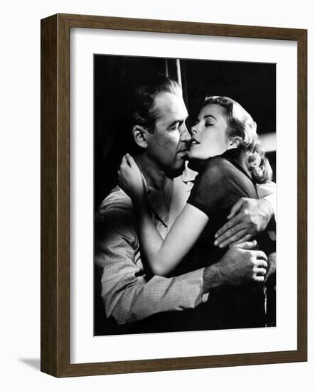 Rear Window, James Stewart, Grace Kelly, 1954-null-Framed Photo