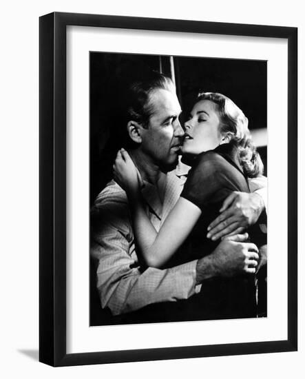 Rear Window, James Stewart, Grace Kelly, 1954-null-Framed Photo