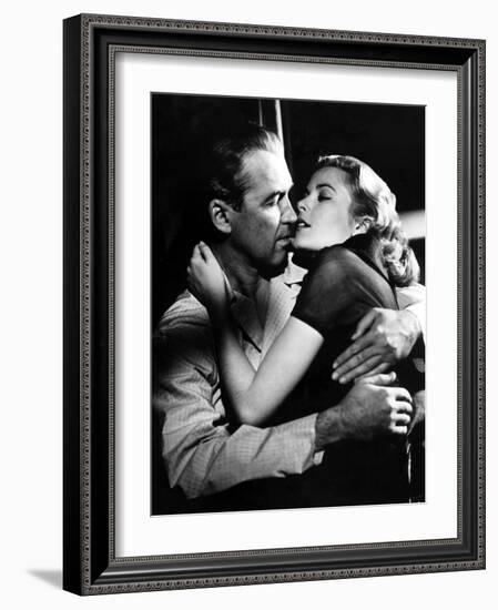 Rear Window, James Stewart, Grace Kelly, 1954-null-Framed Photo