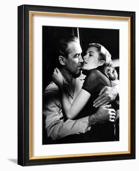 Rear Window, James Stewart, Grace Kelly, 1954-null-Framed Photo