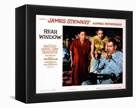 Rear Window, Thelma Ritter, Grace Kelly, James Stewart, 1954-null-Framed Stretched Canvas