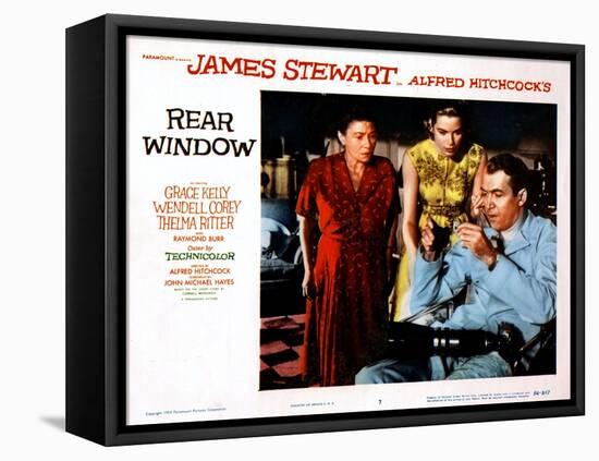 Rear Window, Thelma Ritter, Grace Kelly, James Stewart, 1954-null-Framed Stretched Canvas