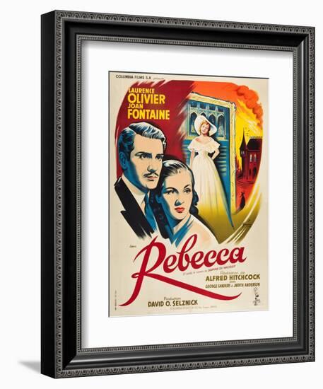 Rebecca, 1940, Directed by Alfred Hitchcock-null-Framed Giclee Print