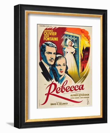 Rebecca, 1940, Directed by Alfred Hitchcock-null-Framed Giclee Print