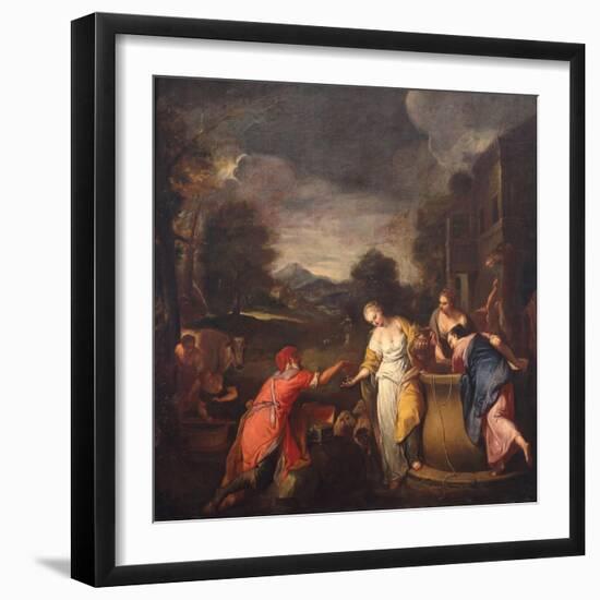 Rebecca at the Well-Gregorio Lazzarini-Framed Giclee Print