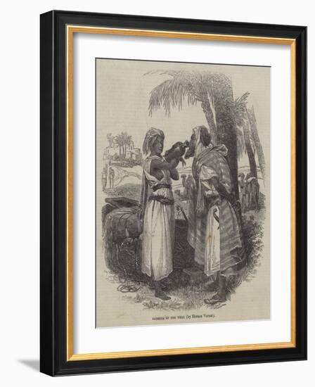 Rebecca at the Well-Emile Jean Horace Vernet-Framed Giclee Print