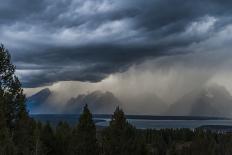 A Storm Brews Outside Of Yellowstone National Park, Wyoming-Rebecca Gaal-Photographic Print