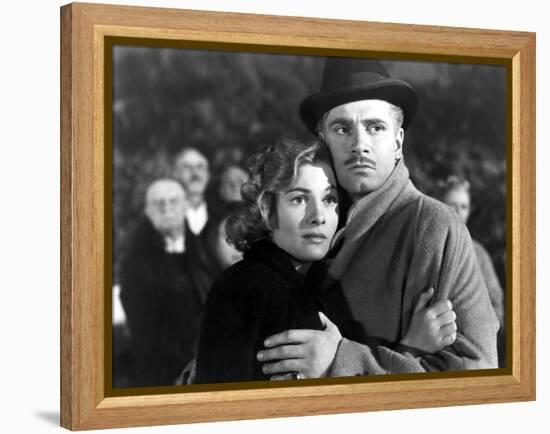 Rebecca, Joan Fontaine, Laurence Olivier, 1940-null-Framed Stretched Canvas