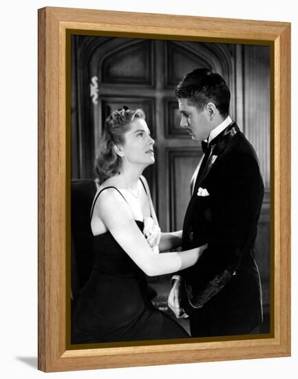 Rebecca, Joan Fontaine, Laurence Olivier, 1940-null-Framed Stretched Canvas