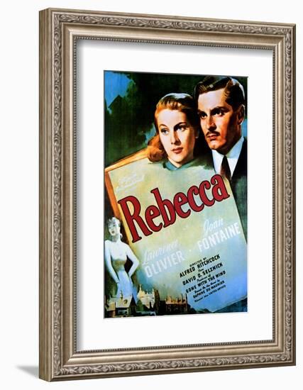 Rebecca - Movie Poster Reproduction-null-Framed Photo