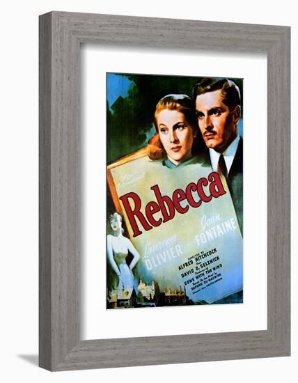 Rebecca - Movie Poster Reproduction-null-Framed Photo