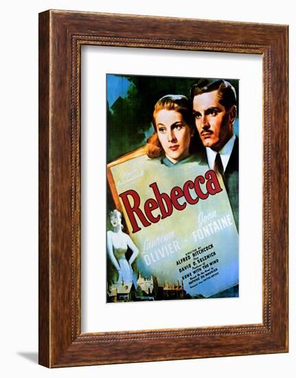 Rebecca - Movie Poster Reproduction-null-Framed Photo