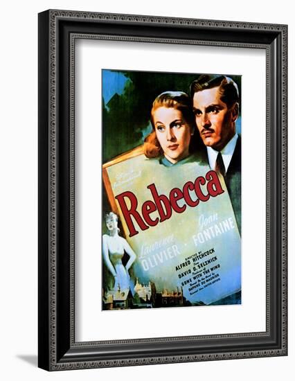 Rebecca - Movie Poster Reproduction-null-Framed Photo