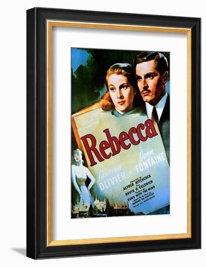 Rebecca - Movie Poster Reproduction-null-Framed Photo