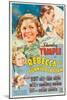 REBECCA OF SUNNYBROOK FARM, Phyllis Brooks, Shirley Temple, Randolph Scott, Gloria Stuart, 1938,-null-Mounted Art Print