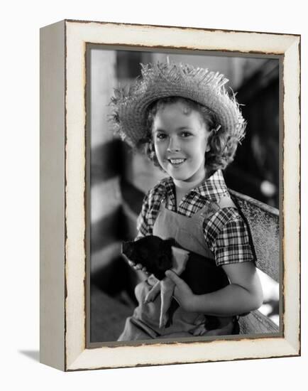 Rebecca Of Sunnybrook Farm, Shirley Temple, 1938-null-Framed Stretched Canvas