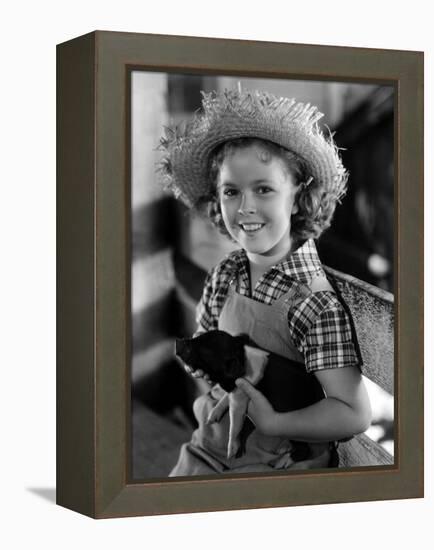 Rebecca Of Sunnybrook Farm, Shirley Temple, 1938-null-Framed Stretched Canvas