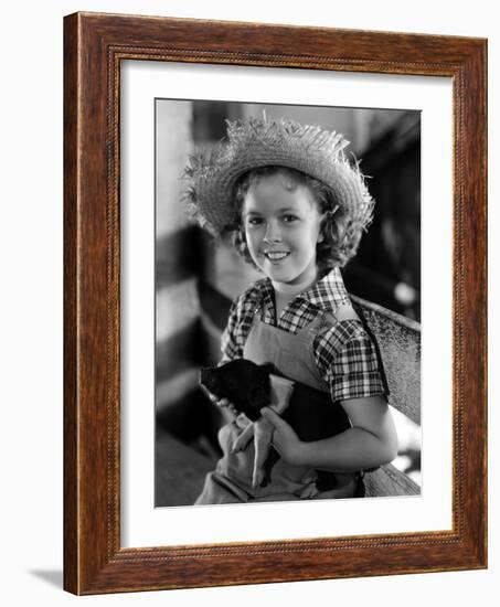 Rebecca Of Sunnybrook Farm, Shirley Temple, 1938-null-Framed Photo