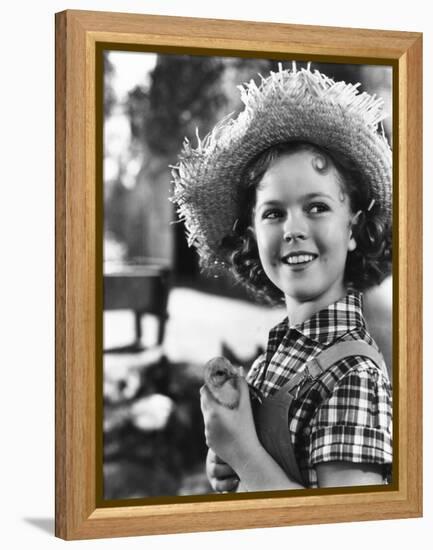 Rebecca of Sunnybrook Farm, Shirley Temple, 1938-null-Framed Stretched Canvas