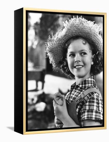Rebecca of Sunnybrook Farm, Shirley Temple, 1938-null-Framed Stretched Canvas