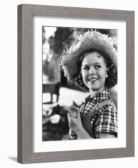 Rebecca of Sunnybrook Farm, Shirley Temple, 1938-null-Framed Photo