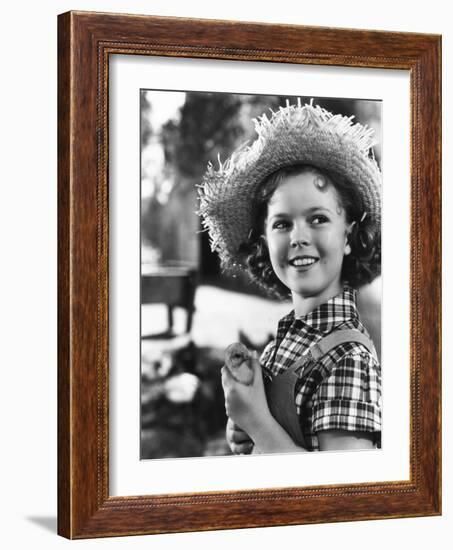 Rebecca of Sunnybrook Farm, Shirley Temple, 1938-null-Framed Photo